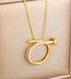 Nailed It Necklace (Gold)