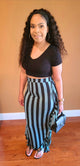 My Stripe Skirt (Denim/black)