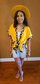 Leopard Kimono (Mustard)